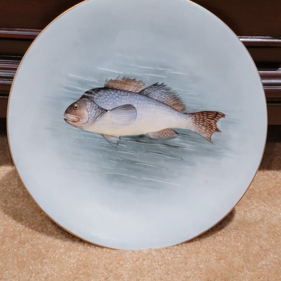 4 Uno Favorite Bavaria Fish Porcelain Plate - Picture 3 of 9
